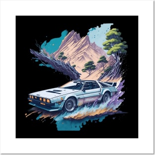 Summer Art DMC DeLorean Posters and Art